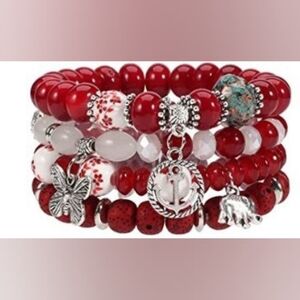 NWOT  Women's Fashion Stretch Beads Bracelet